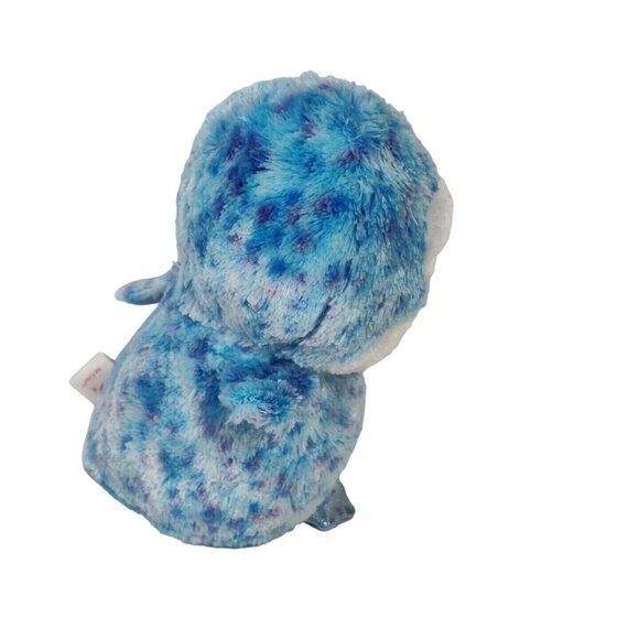 Ty Beanie Boos Ice Cube Blue Penguin Plush Stuffed Animal  2015 Glitter Eyes - Picture 4 of 8